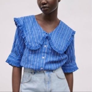 Zara Peter Pan collar shirt